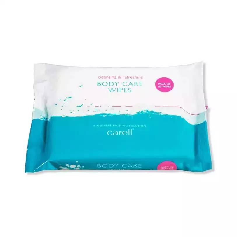 Carell Body Care Wipes Pakke med 60 stk